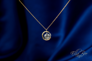 "Moonlight " Diamond and 18k Gold Necklace