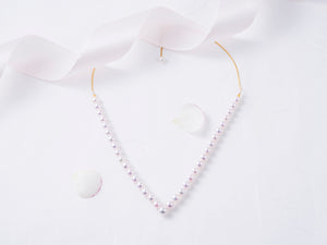 The Elegant Neckline - “V” Shaped Akoya Pearl Necklace