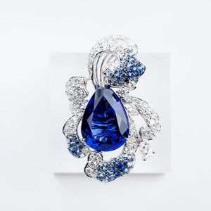 「Five Elements」Water Tanzanite Diamond necklace/ring