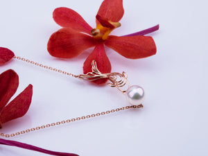 「Koi」 Akoya Pearl necklace
