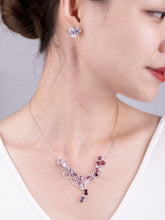 「Terraced Field」 Spinel Diamond necklace