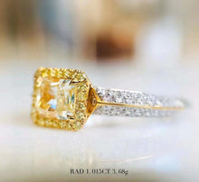 「Bridge」 Yellow Diamond ring