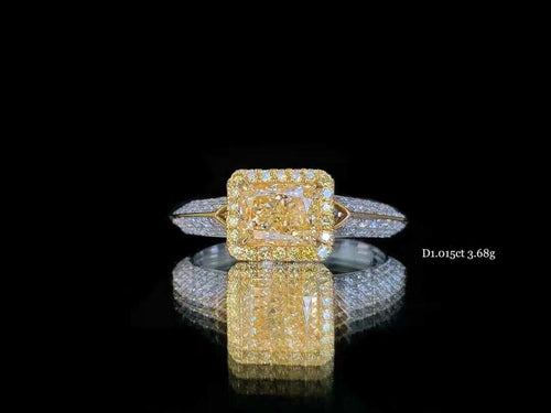 「Bridge」 Yellow Diamond ring