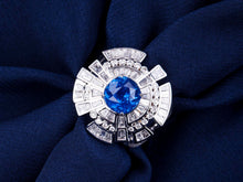「Eyes of Time」 Sapphire Diamond ring